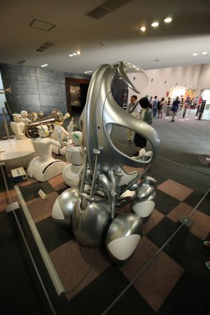 Futuristický vozík v múzeu firmy Toyota